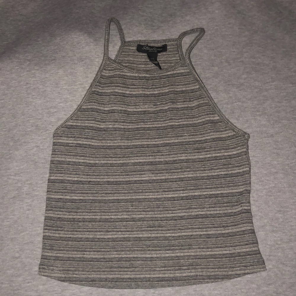Grey stripe crop